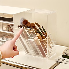 デスクトップ化粧品収納ボックス防塵眉毛ペンシルドレッシングテーブル口紅ペンホルダー大容量化粧ブラシ収納ボックスペンホルダー