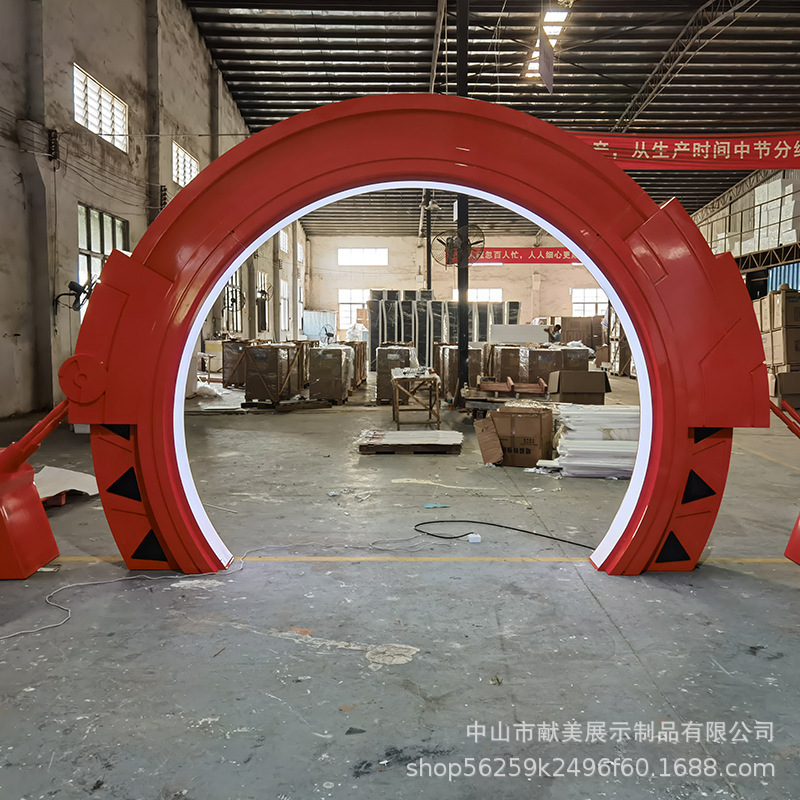 异形展示架 来图设计促销展台 游乐场专用展示架