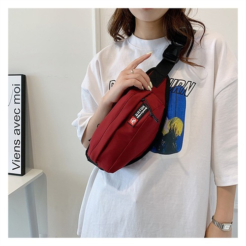 ins trendy brand chest bag men's casual Japanese shoulder bag boys small backpack trend crossbody bag men's new waist bag