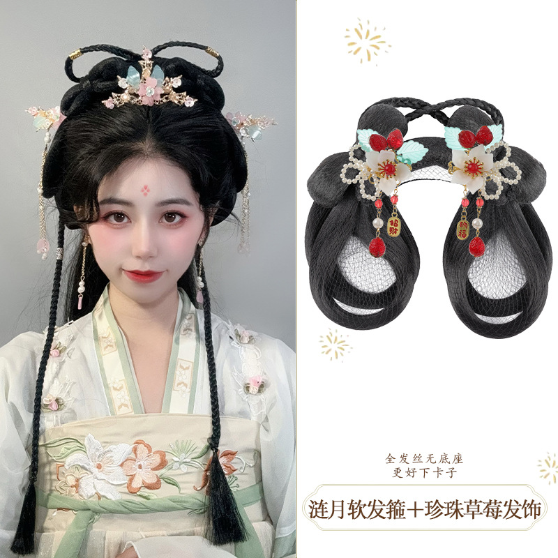 브라이트 문 소프트 머리띠 + 진주 딸기