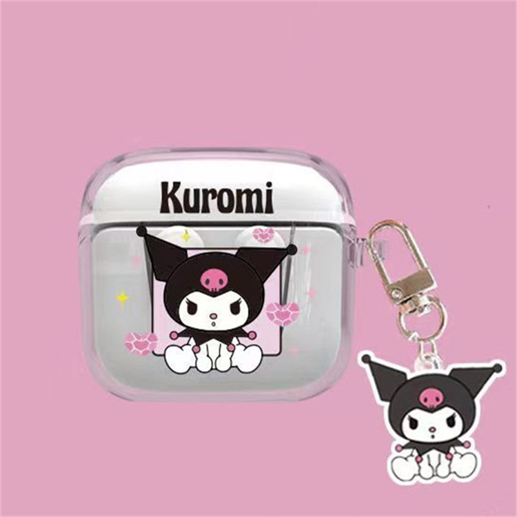 Caricatura simple para Huaqiang Beipro4 generación casco de protección de auriculares casco transparente TPU casco blando muñeca de orejas colgantes image 10