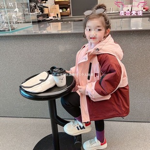 Girl's Down Jacket Long Winter 2024 New Style Baby Girl's Winter Coat Children's Clothes Little Girl's Charge Clothes