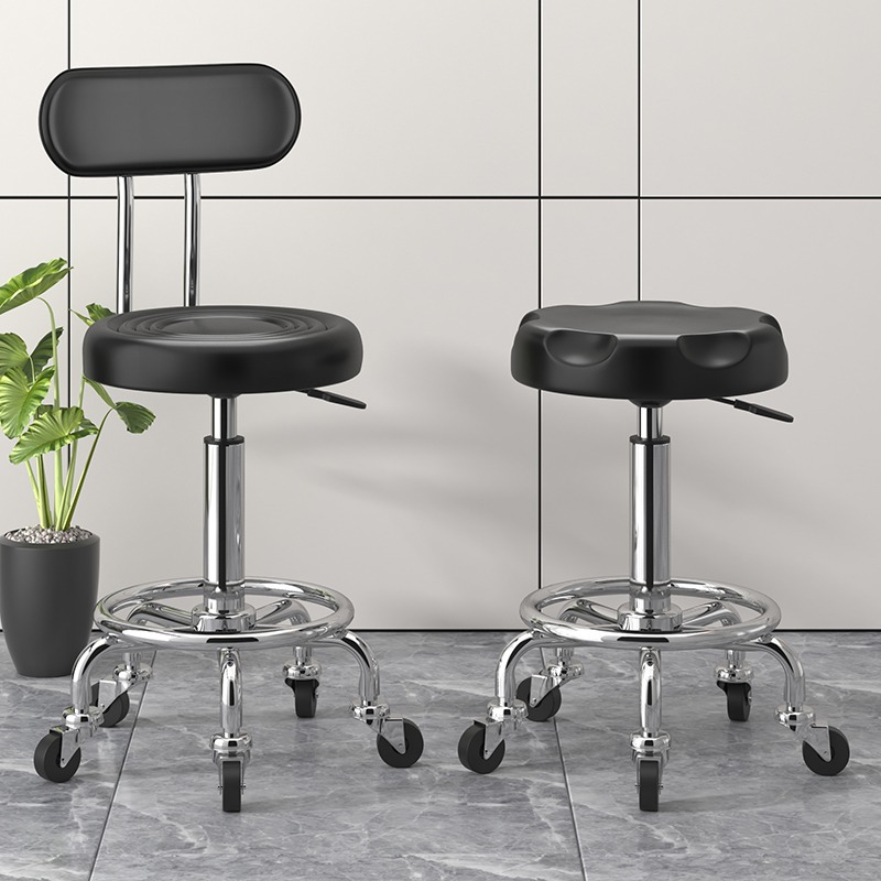 Bar Chair Household Swivel Chair Rotating Lifting Stool Modern Simple High Stool Backrest Bar Chair Beauty Salon Round Stool