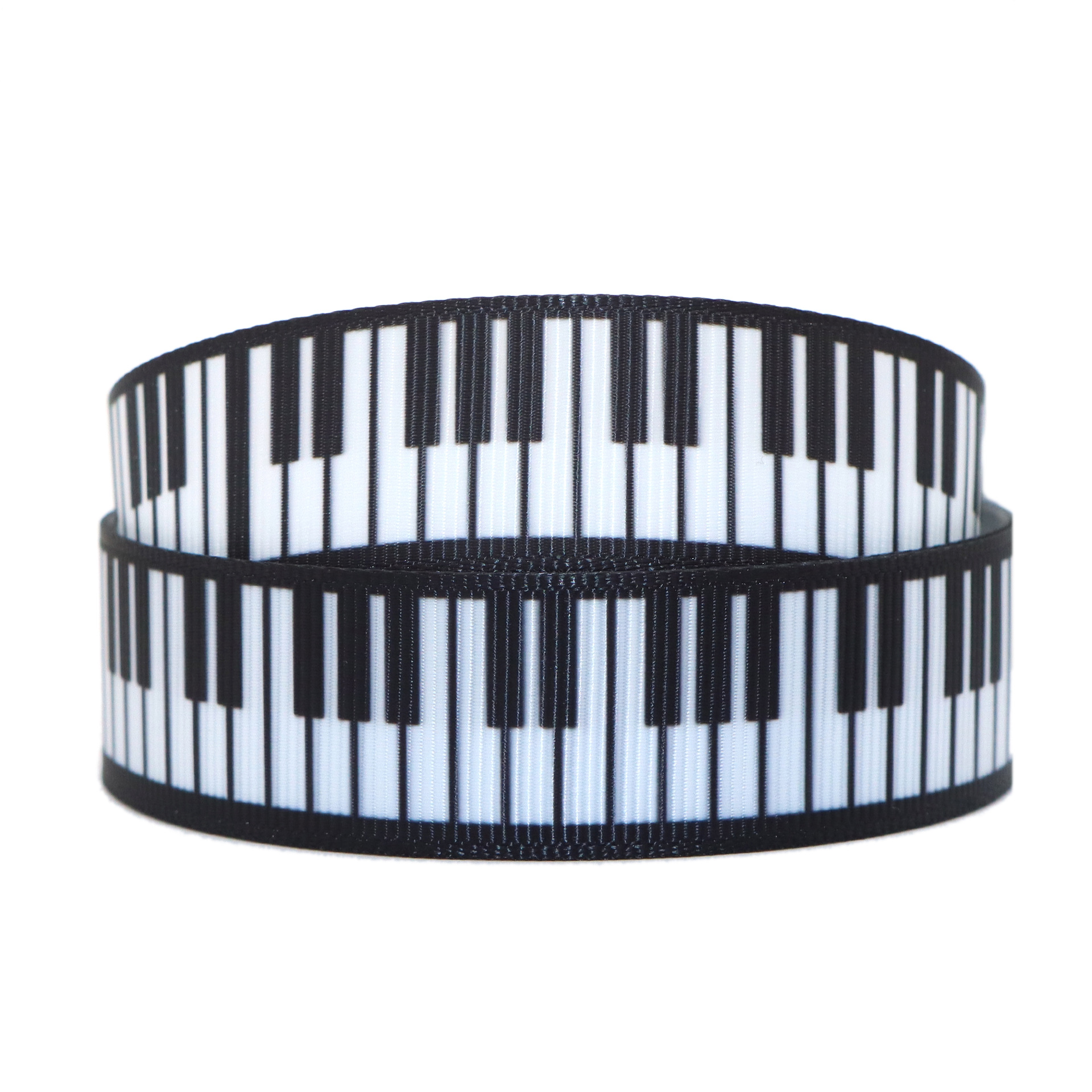 50码/卷 22mm罗纹带热转印罗纹钢琴键DIY蝴蝶结包装