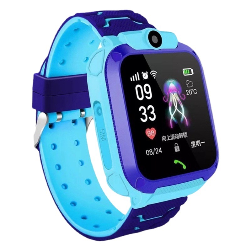 children's telephone watches children's positioning smart watches foreign trade 5 generations 6 multi-language q12