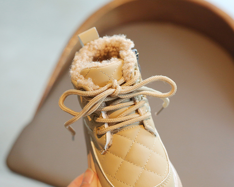 Winter Kinder Schneestiefel Für Jungen Und Mädchen Gefüttert_voghion.com