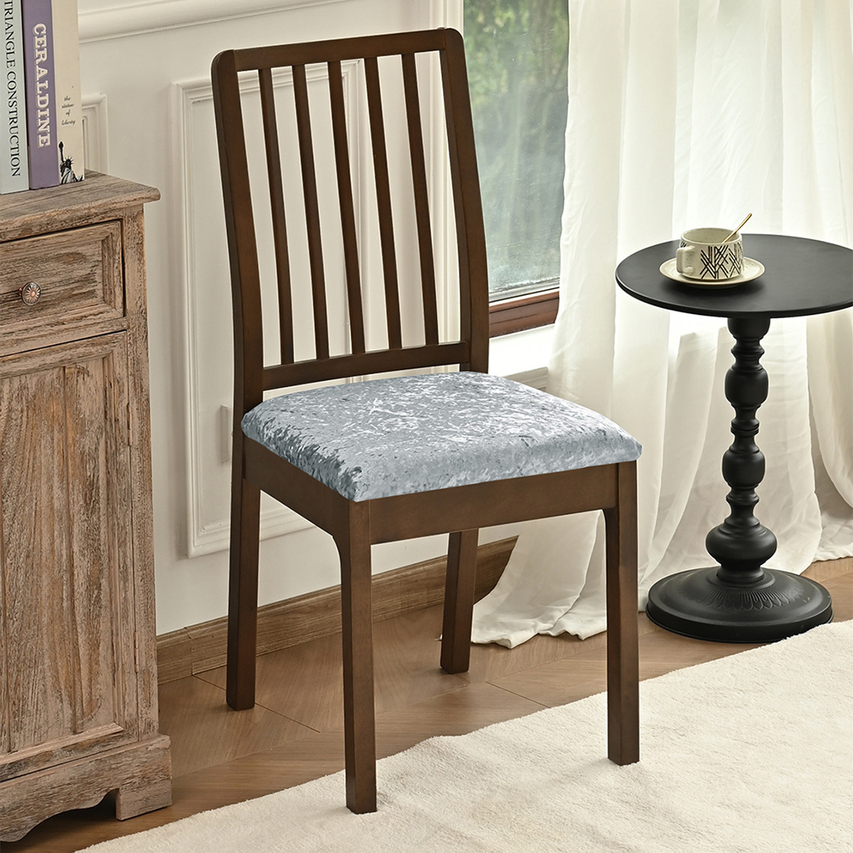 Nuevo estilo transfronterizo, funda de banco de diamantes de oro elástico, funda de asiento, correa general con cuerda, funda de superficie de asiento TEMU Spot