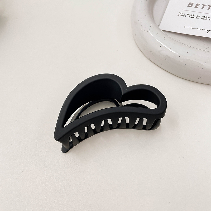 Accesorios para el cabello de pinza de tiburón de acrílico grande de Corea, clip de agarre para el cabello de disco simple, tocado de horquilla de cabeza femenina al por mayor