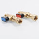 Air conditioning hydraulic safety valve ball valve switch antifreeze hand fluoridation maintenance tool R22/R410 refrigerant air conditioning accessories