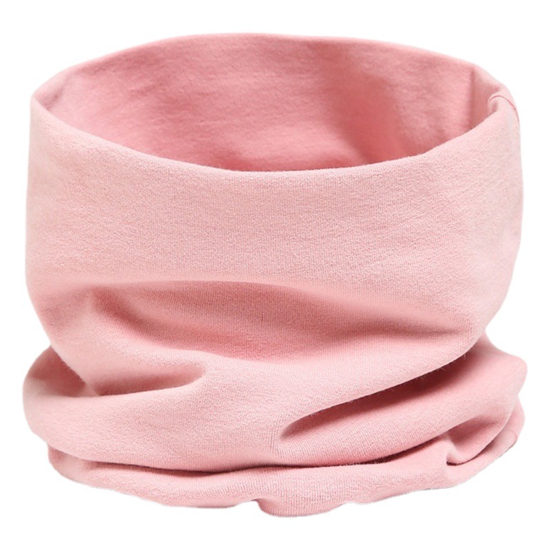 New style versatile solid color scarf thin cotton scarf without velvet soft pullover high collar decorative candy color Korean version