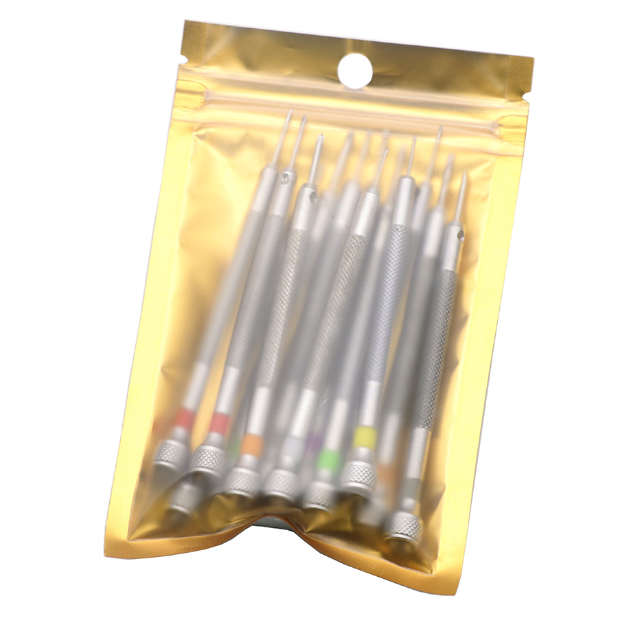 Herramientas de reparación de relojes mini destornillador cruzado ranurado 0,6-2,0 13 tamaños