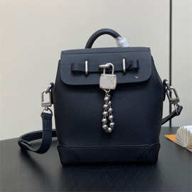 L驴男包Steame小牛皮银色挂锁双肩包单肩斜挎包高品质图片实拍