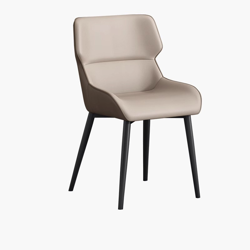 Luz de lujo comedor silla mesa de comedor silla moderna simple ocio respaldo suave bolsa de café silla Hotel negociación silla
