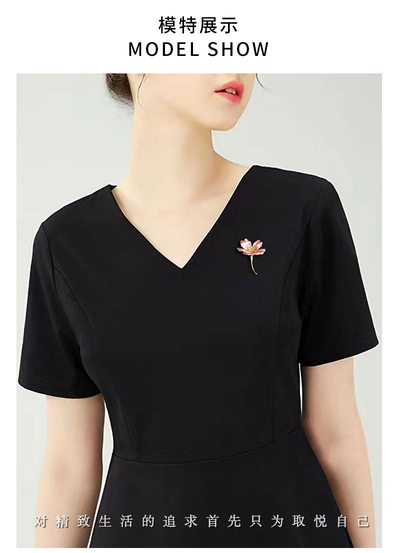 复古文艺浪漫樱花胸针 时尚高级感花朵胸花 小众新品