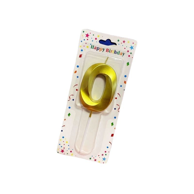Mayorista de bonos digitales vela de cumpleaños fiesta de aniversario torta de cumpleaños horneado vela decorativa