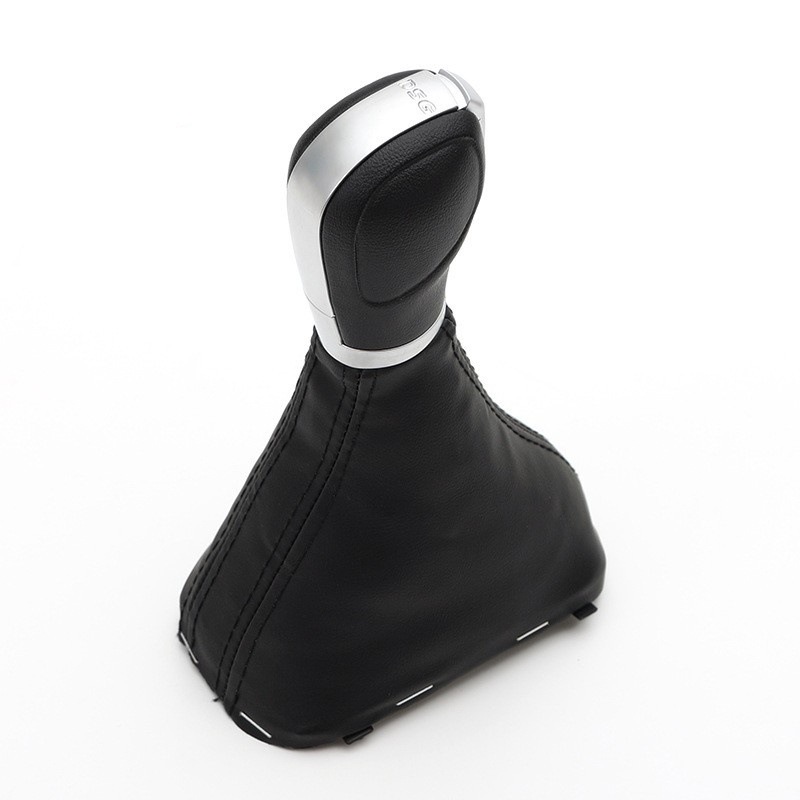 Car Left-Hand Drive Car Gear Head Suitable for Volkswagen Golf 6Pu Jetta Mk6Eos Passat B7 Cc Leather