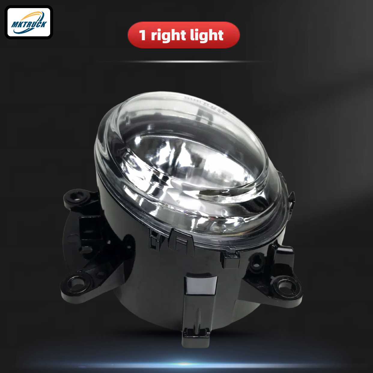 Aplicable a Mercedes ACRTOS MP4 MP5 lámpara de niebla de camión redondo 9608200456 / 9608200556