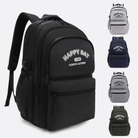 2024工厂新款书包时尚休闲背包大容量多功能初高中可套拉杆箱背包