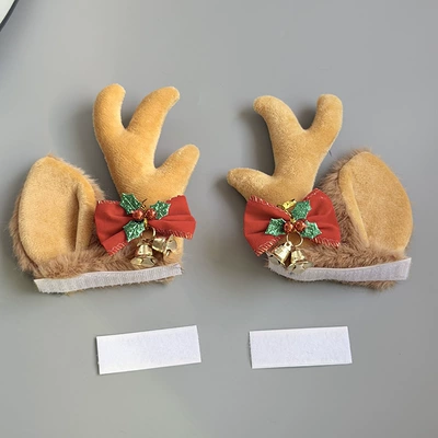 Motosiklet dəbilqələri – Christmas Antlers Elk Christmas - new-antlers-1-pair-yellow-deer