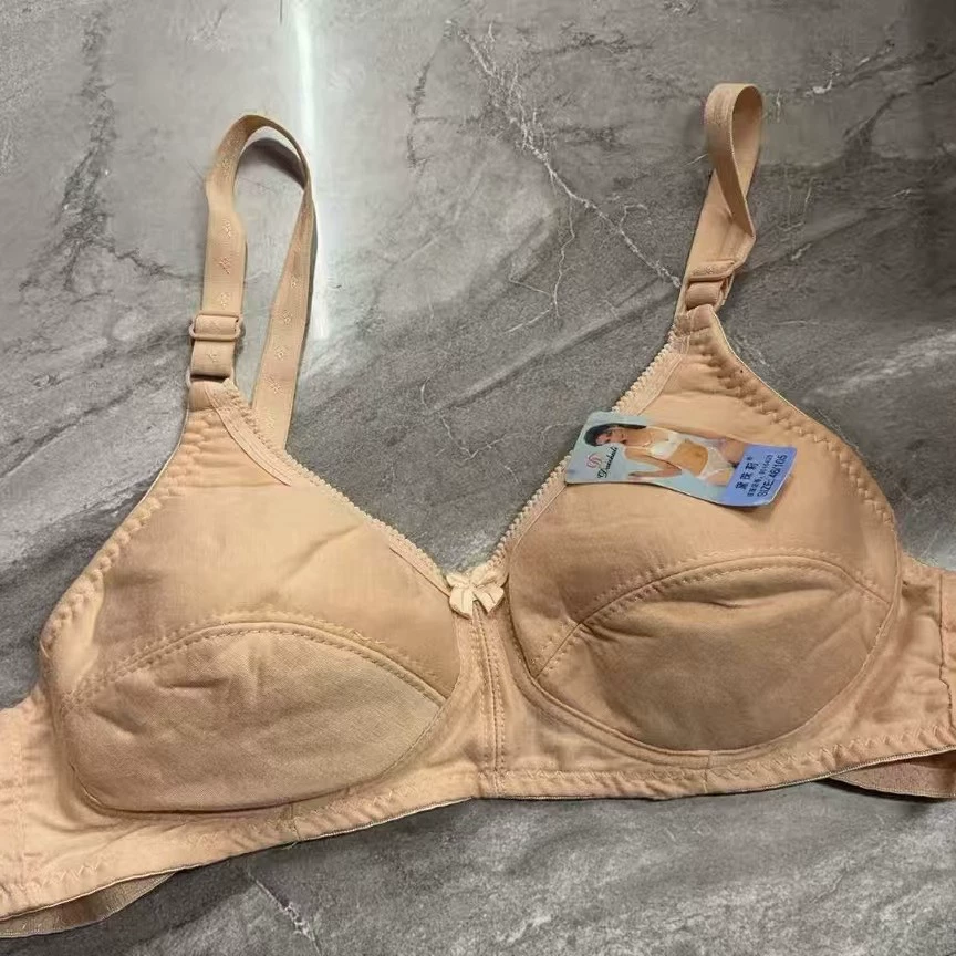 Underwear, comfortable soft wireless bra for mother, for middle age