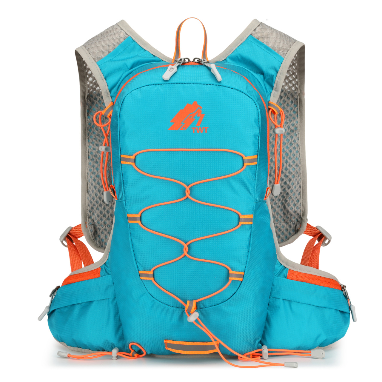 Mochila de montaña deportiva transfronteriza al aire libre para parejas de hombres y mujeres, alta capacidad, mochila de hombro de viaje a pie ligera, almacenable