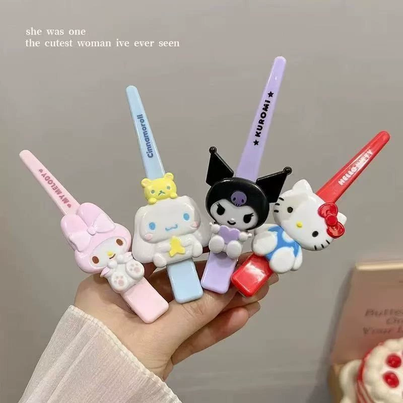 Sanrio, Хэлло Китти, заколки, аксессуар для волос, челки, милая заколка