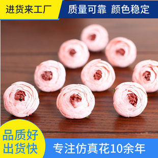 Little tea bag fake flower head tea rose buds sugar box tea bud accessories head jewelry buds silk silk flowers and flower head simulation flowers