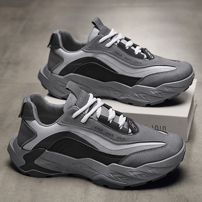 Zapatos de hombre 2024 otoño nuevos zapatos deportivos transpirables, zapatos casuales para hombres, tendencia universal, zapatos de color al aire libre para caminar.