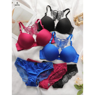 L 13068 Butterfly Back Support Bra Set ���������������b