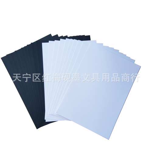 Deligo a4 black white kraft color hard cardboard A3 art hard card red handmade cardboard hand-painted paper