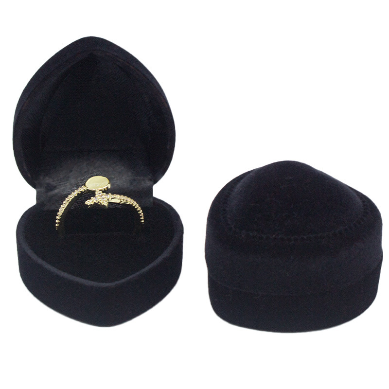 Melocotón pequeño de alta gama, negro por fuera y negro por dentro; 48*43*35mm