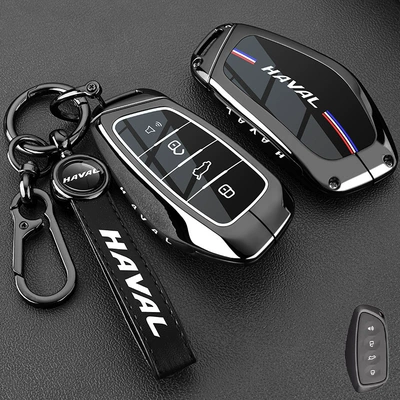2026 model Great Wall H10: Car key bag - j-type-6-leather-buckle-gunmetal-color