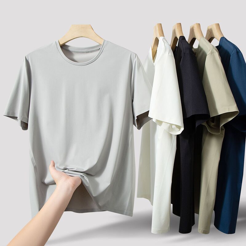 Full-Body Seamless Short-Sleeve Custom-Made High-Quality Ultrasonic Bonded Sports Quick-Dry T-Shirt Work Uniform Full-Body Seamless Short-Sleeve Custom-Made High-Quality Ultrasonic Bonded Sports Quick-Dry T-Shirt Work Uniform