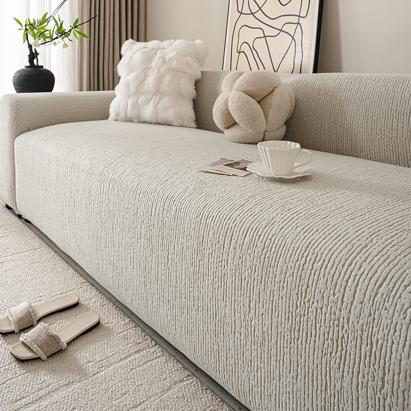 2026 nueva cubierta de sofá de terciopelo de agitación cuatro estaciones general engrosado elástico perezoso todo incluido conjunto universal transfronterizo al por mayor