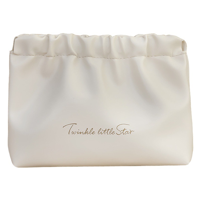 Nueva pu lápiz labial bolsa de almacenamiento portátil mano tía toalla bolsa lápiz labial cambio crema cosmética bolsa de viaje bolsa de lavado