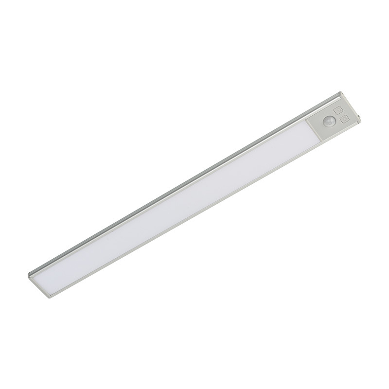 Luz LED para gabinete con sensor corporal recargable barra adhesiva magnética para cocina armario o zapatero