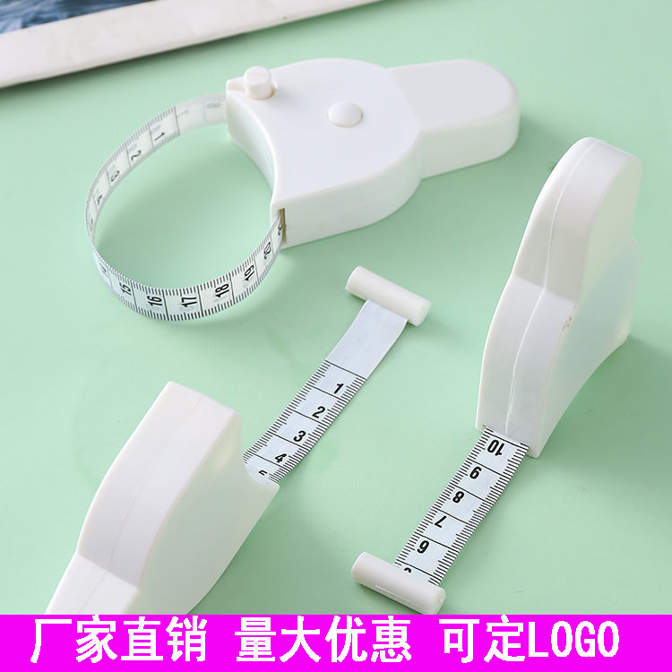フィットネス伸縮量衣巻尺トーチ三周皮尺ハンドル付きウエスト巻尺測定ロゴ|undefined