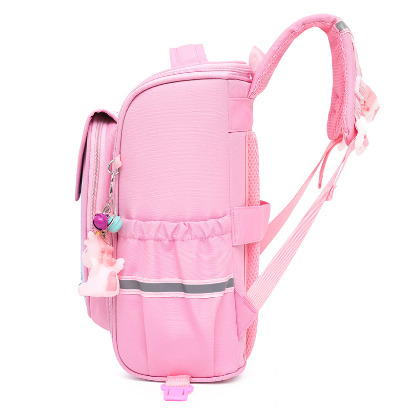 Mochila escolar con ruedas para estudiantes de primaria, mochila infantil con ruedas que reduce el peso y protege la columna vertebral, mochila escolar de sirena para niñas de primer grado