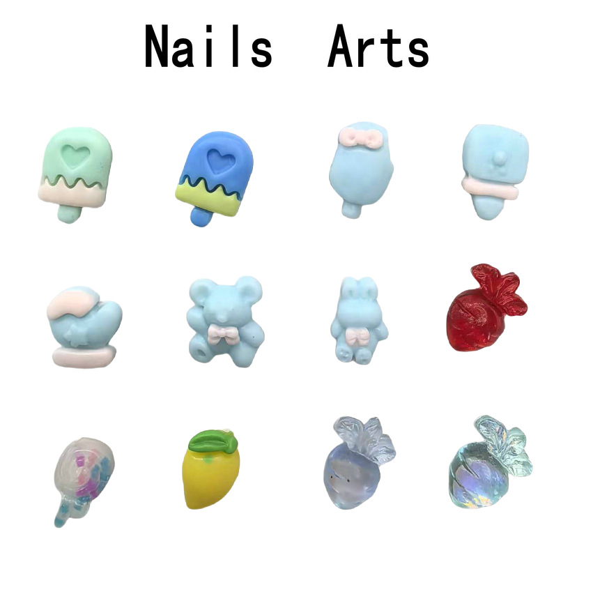 夏天萝卜冰淇淋美甲饰品配件批发0003.png