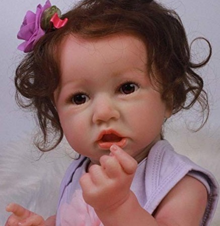 55cm cuerpo completo silicona renacido Niño popular Saskia suave
