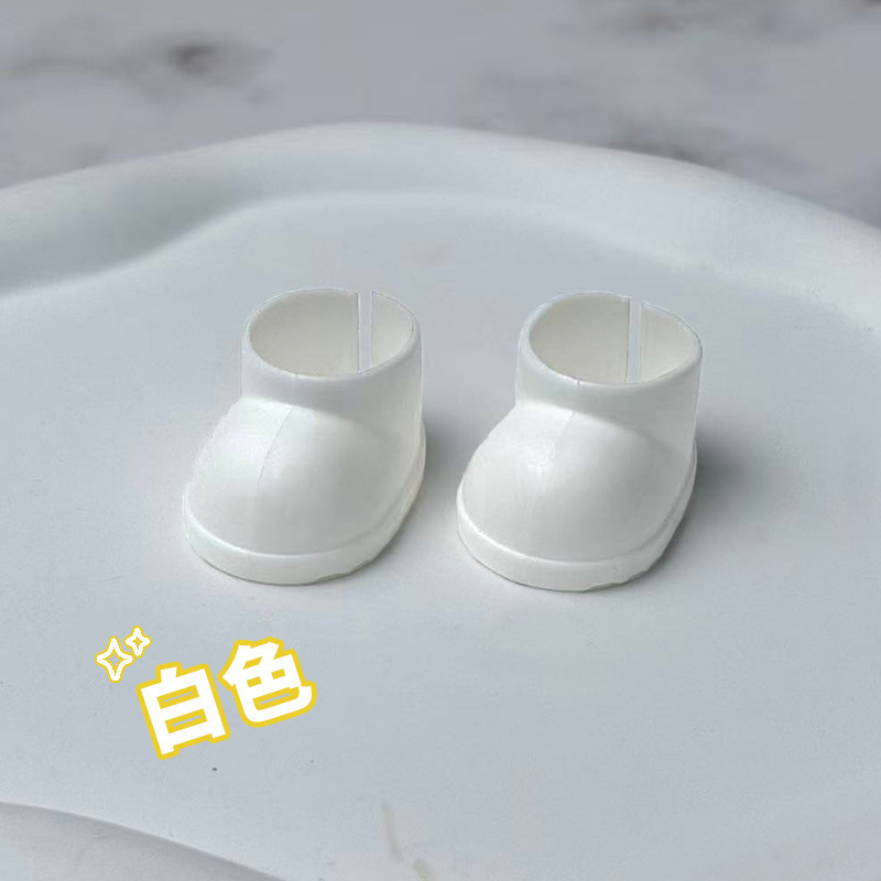 スタンド可能 17 センチメートルラブブシューズ Labubu シッティングパーティーショートレインブーツコットンドールシューズおもちゃアクセサリー|undefined