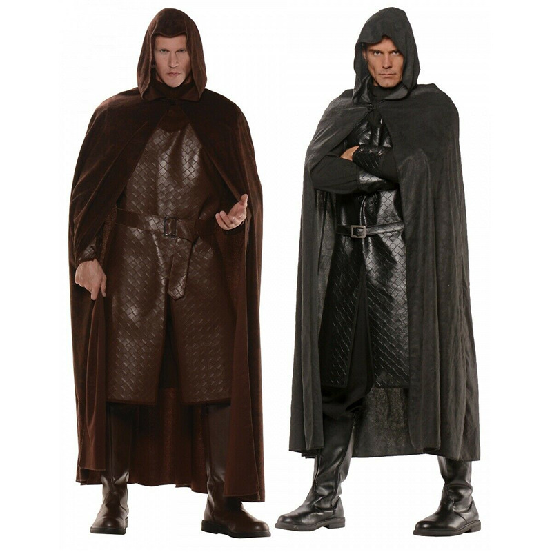 Medieval masquerade men's cloak Roman knight Halloween cape role-playing cosplay cape