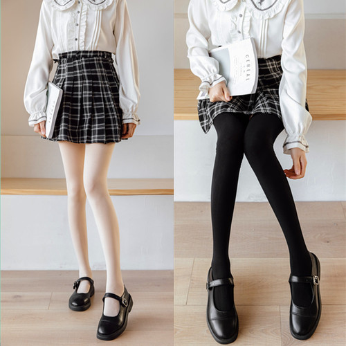 Black and white 120D velvet knee-high stockings Japanese style extended 80CM thigh stockings tall 190cos transvestite