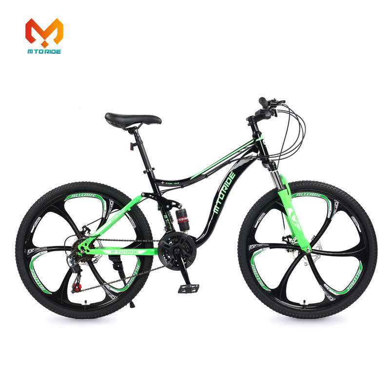 Black Double Disc Brake Mountain Bike Integrated Wheel Bicycle Shock Absorption Bicycle 24-Inch 26inch 27.5inch Machining Colors Black Double Disc Brake Mountain Bike Integrated Wheel Bicycle Shock Absorption Bicycle 24-Inch 26inch 27.5inch Machining Colors