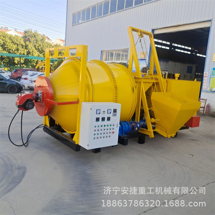 半自动小型沥青拌和站 水稳上釉面层搅拌机 5方再生料沥青拌和机