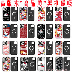 磁吸镜面C家高品质手机壳苹果17KT猫黑镜适用iPhone16ProMax15pro