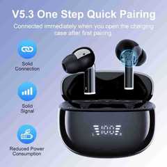 クロスボーダー耳掛けアクティブノイズリダクション ENC Bluetooth 5.3 ヘッドセット超長バッテリー寿命 TWS Bluetooth ヘッドセットスポーツゲーム