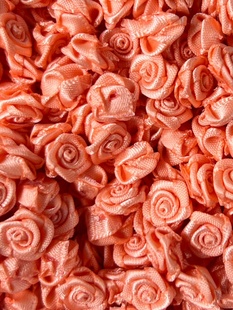 1cm Mini Ribbon Rose Vintage Gothic Rococo Doll BJD Small Cloth 6 Points Skirt Accessories