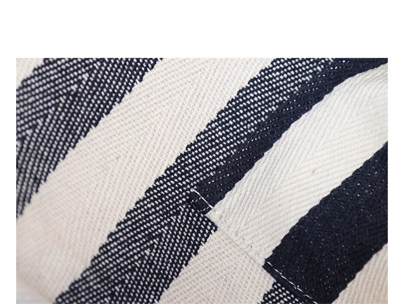 843g Weight Open Closure Type Double Shoulder Straps Strap Type Canvas Bag Bags Type Casual, Holiday Occasion Canvas Material Stripe Pattern All Seasons Season Women's Gender Streetwear Style Large Size Women's Large Canvas Stripe Streetwear Open Canvas Bag 21