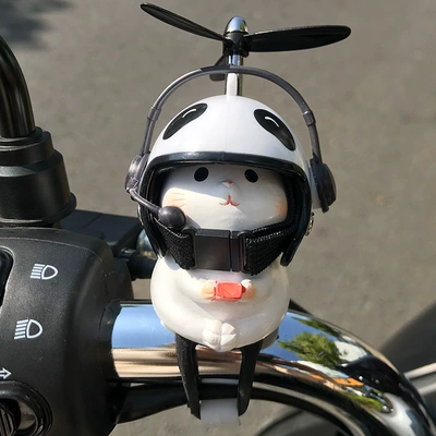 Car Cat Ornaments Motorcycle, Car ornaments - strap-style-black-bamboo-headset-cat-kitten